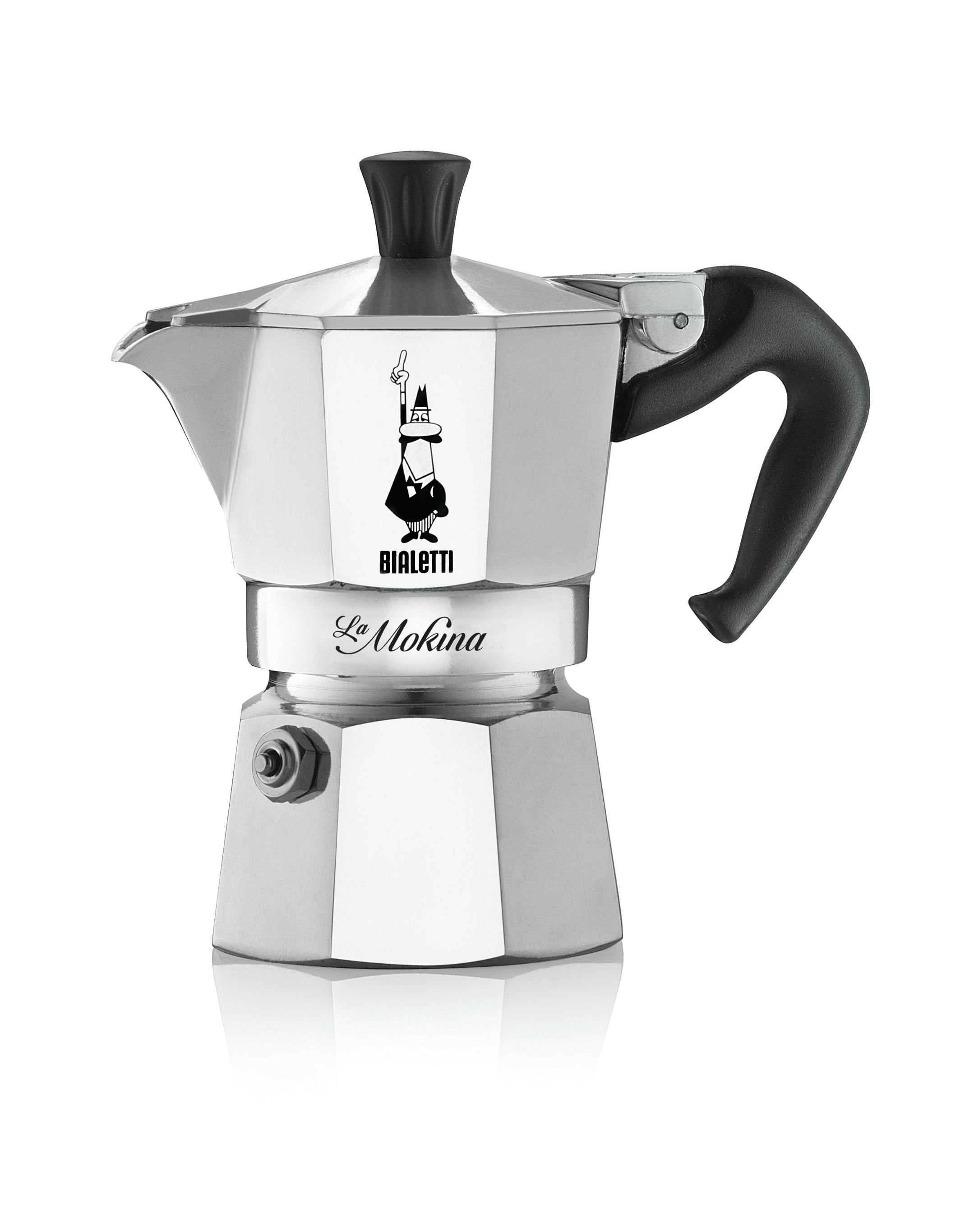 Bialetti La Mokina MokkaKanne 0,04 l Aluminium, Schwarz METRO Marktplatz