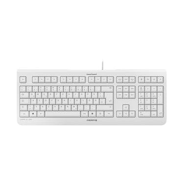 Cherry KC 1000 weiß-grau USB | METRO Keyboard Layout mit Marktplatz Symbol Euro US