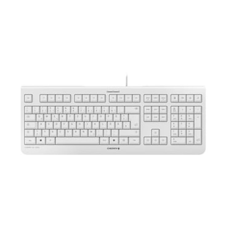Keyboard USB Symbol Marktplatz US Layout 1000 Cherry | Euro METRO mit KC weiß-grau