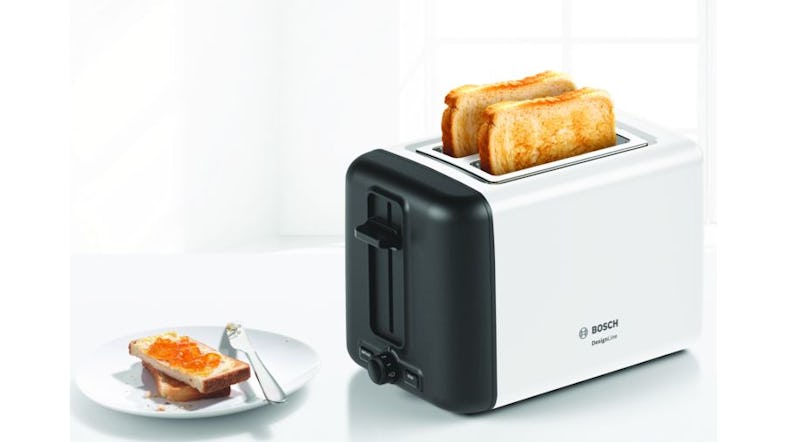 Bosch TAT3P421DE Toaster 2 Scheibe(n) | METRO Schwarz, Weiß W 970 Marktplatz