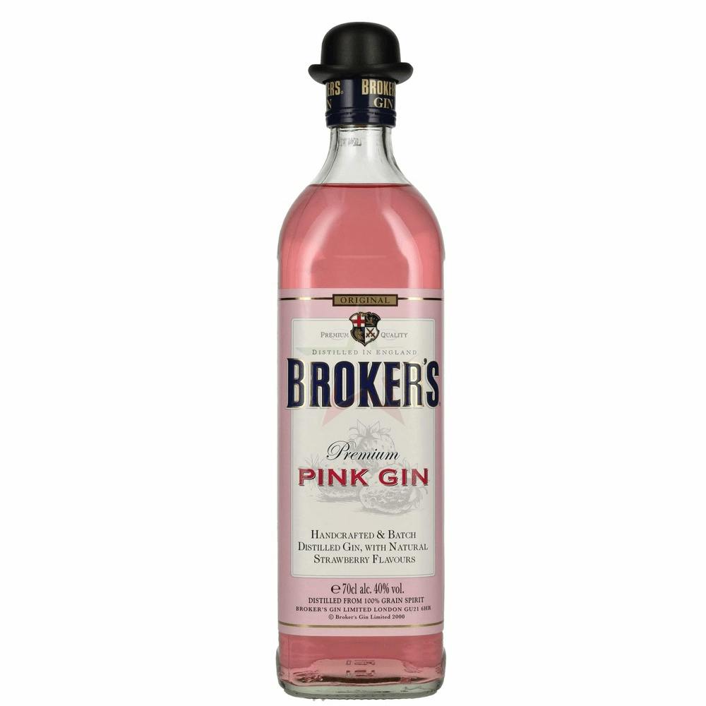 Broker's Pink Gin 70cl 40%