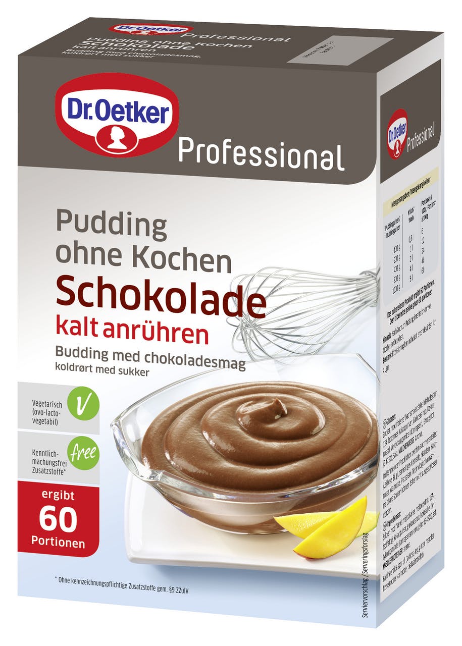 Dr. Oetker Professional Pudding Ohne Kochen Schokolade (1 kg) METRO