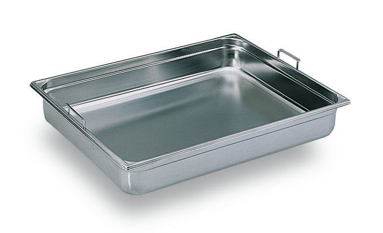 Bourgeat Bac Gastronorme Plein Avec Anses Escamotables Inox 2/1 15 Cm ...