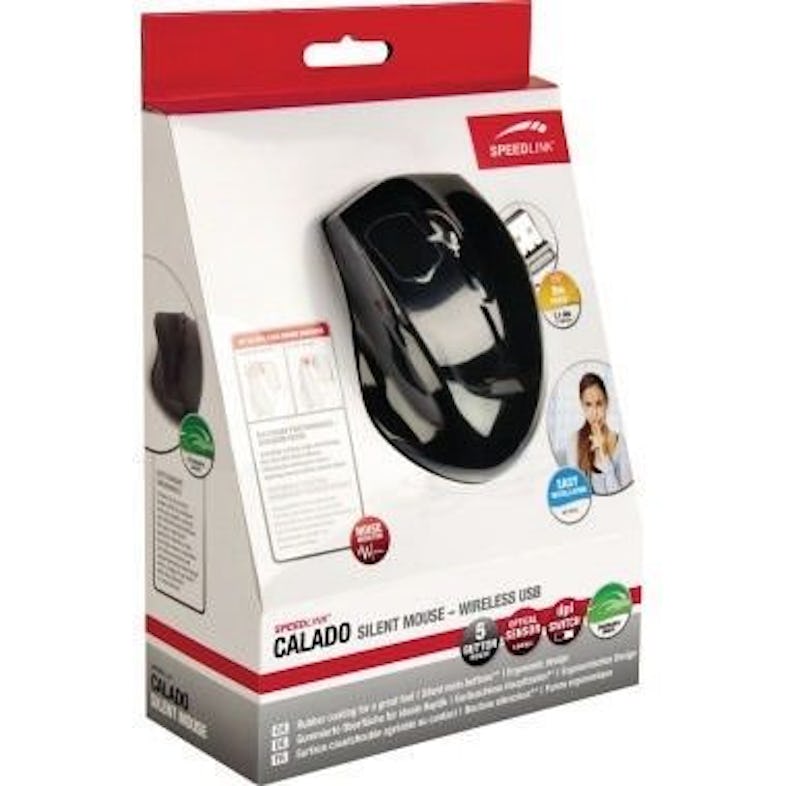 Mouse Wireless Marktplatz | - Silent CALADO USB, rubber-black METRO