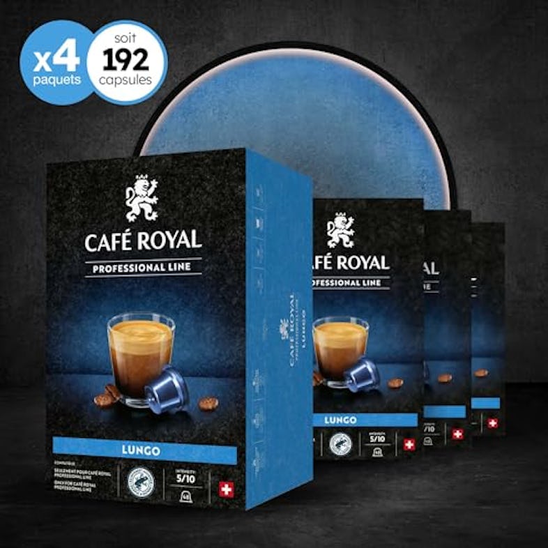 Café Royal Lungo - 50 Capsules pour Nespresso Pro à 16,99 €