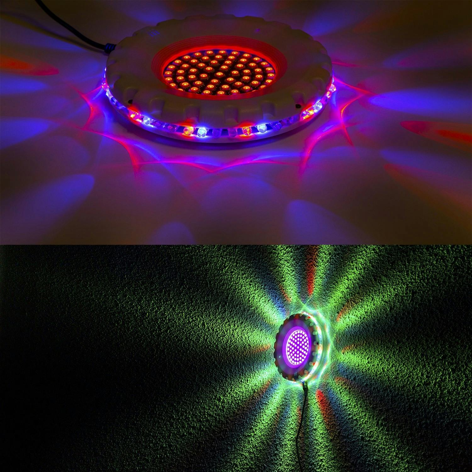 Jeu de lumière SONO DJ LIGHT 3en1 effet ASTRO-LASER-WASH à LED RGB