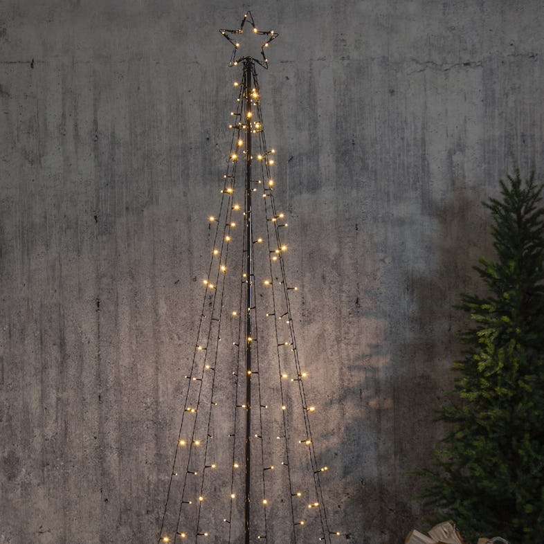 LED Lichterbaum mit Sternspitze Weihnachtsbaum Tannenbaum funkelnd