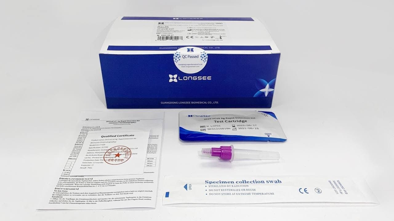 Citest Diagnostics Covid-19 Antigen Rapid Test Swab (AT1350/21) für den  Heimgebrauch (Nasenabstrich)