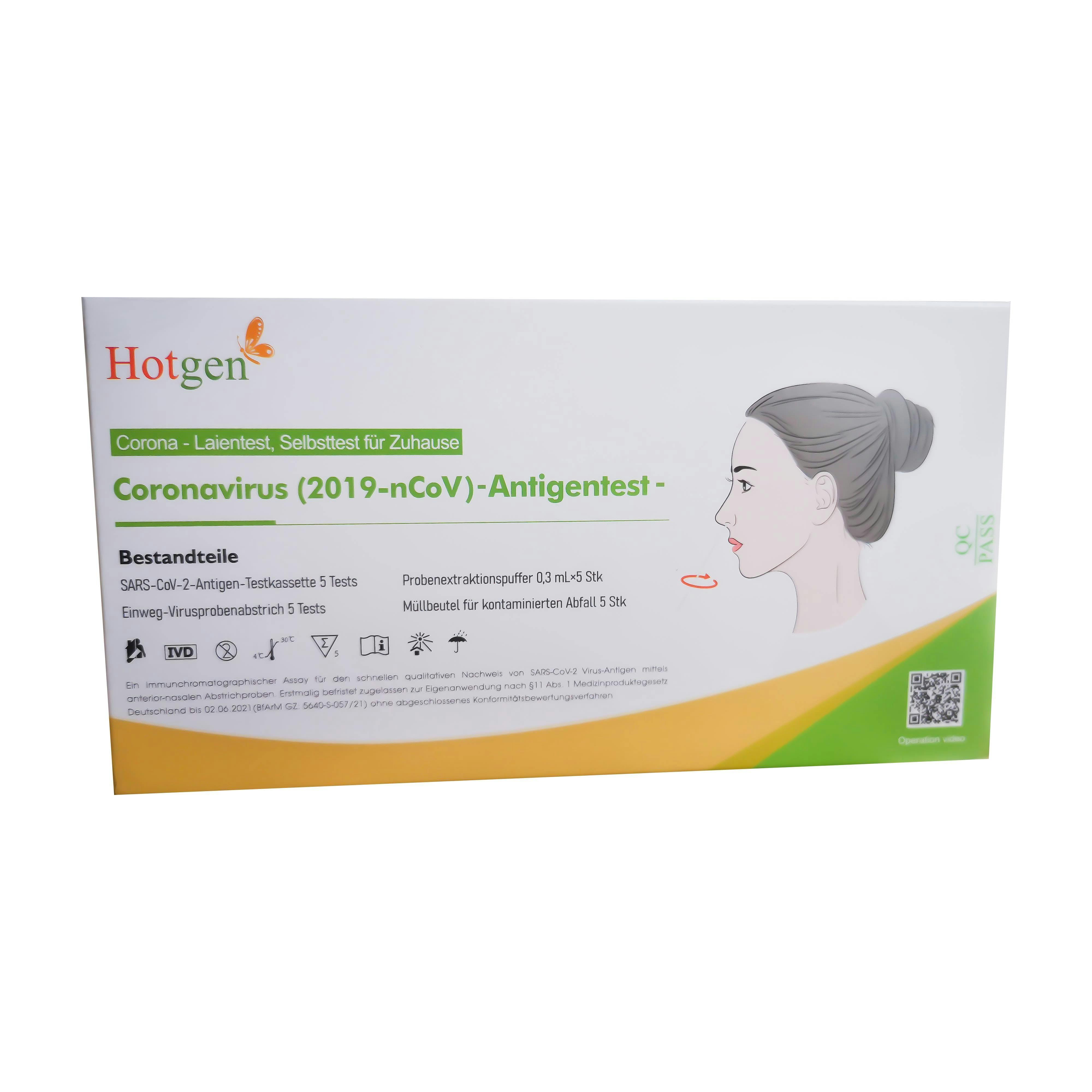 20er Pack Hotgen Antigen Schnelltest (VPE 5) METRO