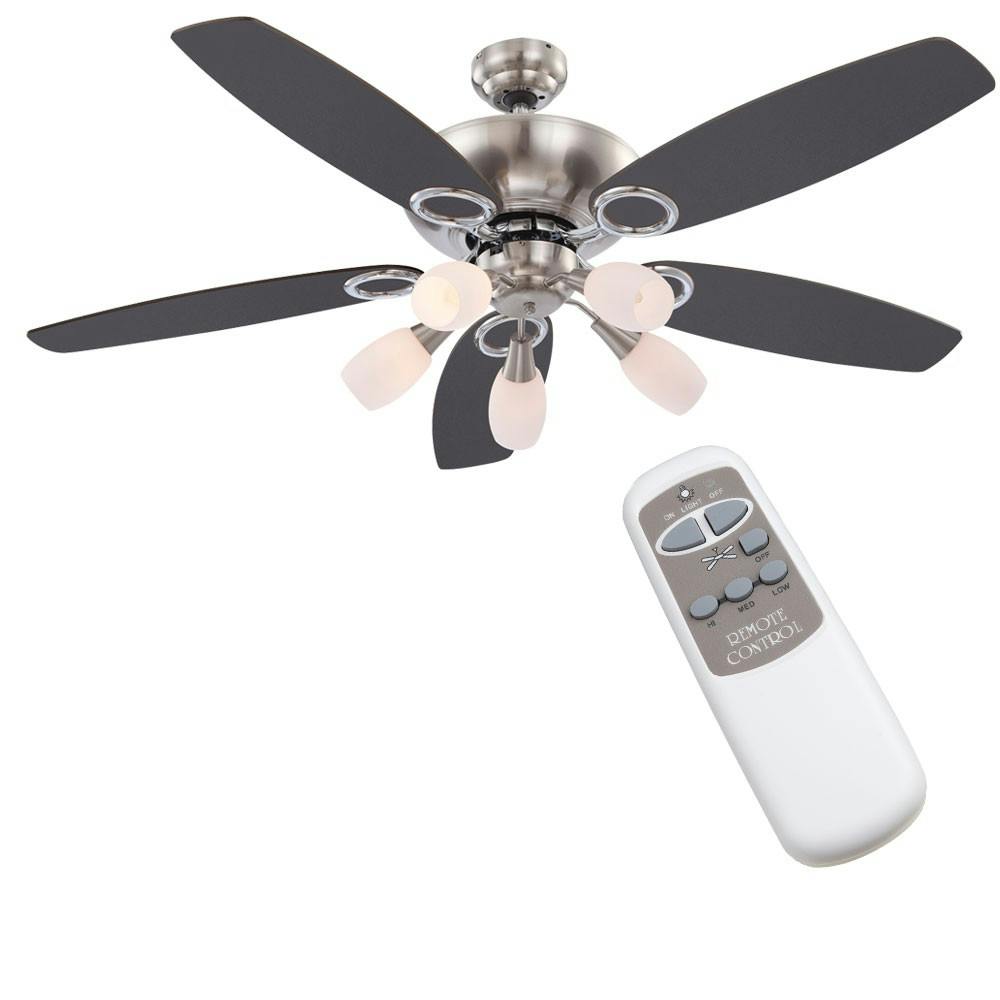 Decken Ventilator Zugschalter Beleuchtung Lampe Leuchte DIMMBAR Lüfter