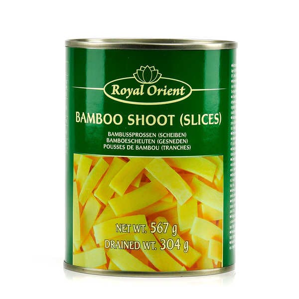 Pousses de bambou en tranches Boîte de 567g Royal Orient METRO