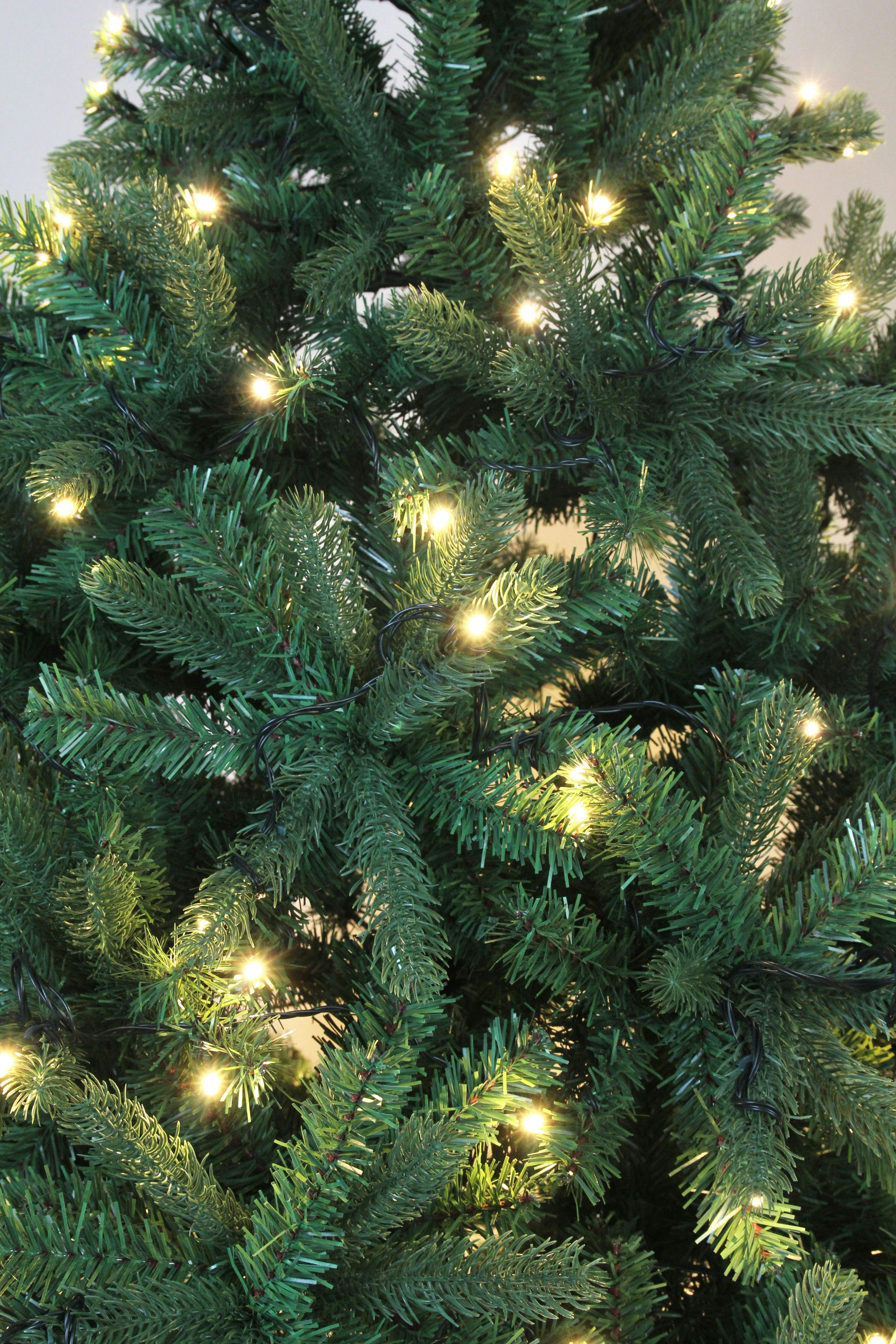 Tarrington House Árbol de Navidad con LEDS, metal/PVC, 210 x Ø 150 cm,  verde | MAKRO Marketplace