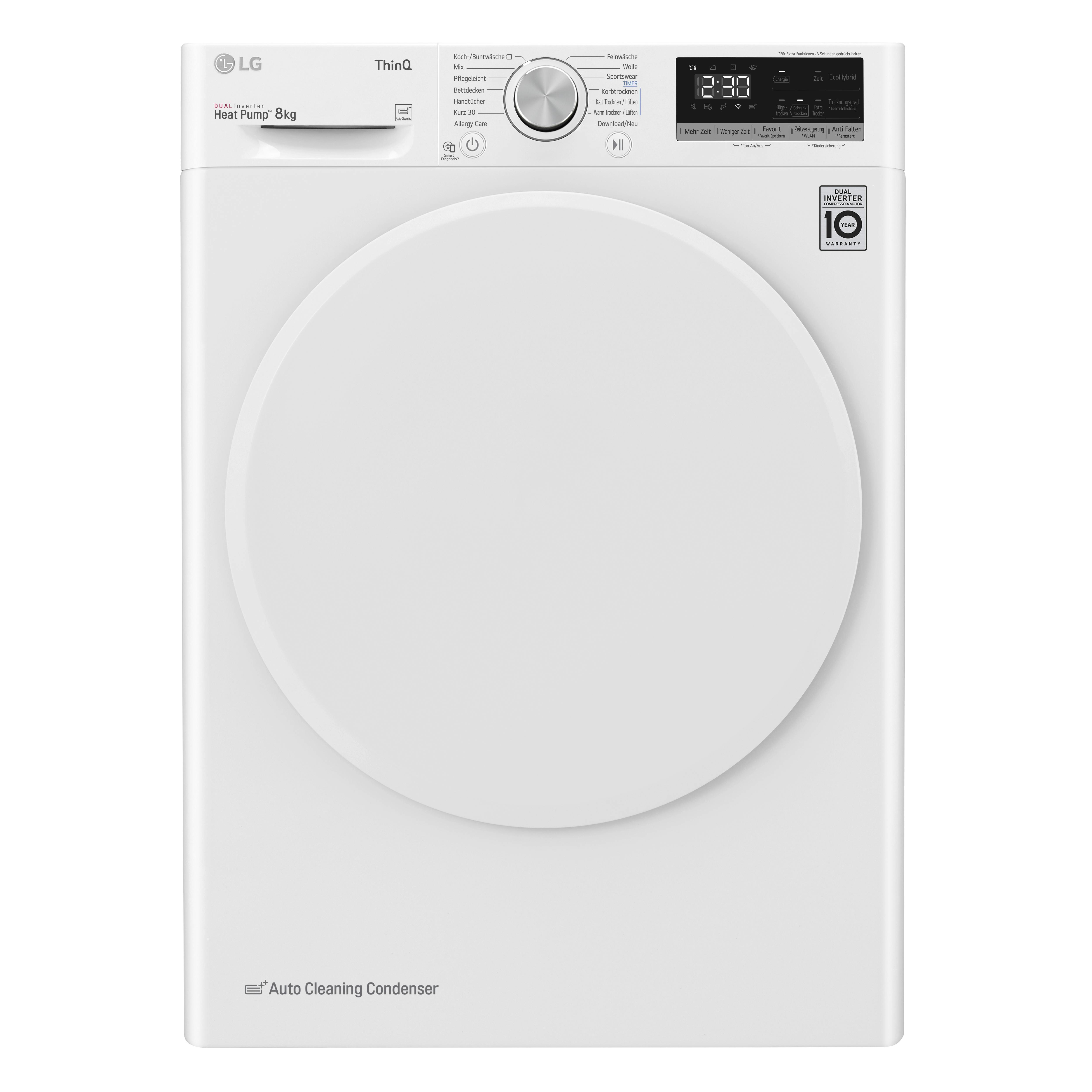 LG Trockner V3RT8 - 8kg Trocknen - A   | METRO Marktplatz