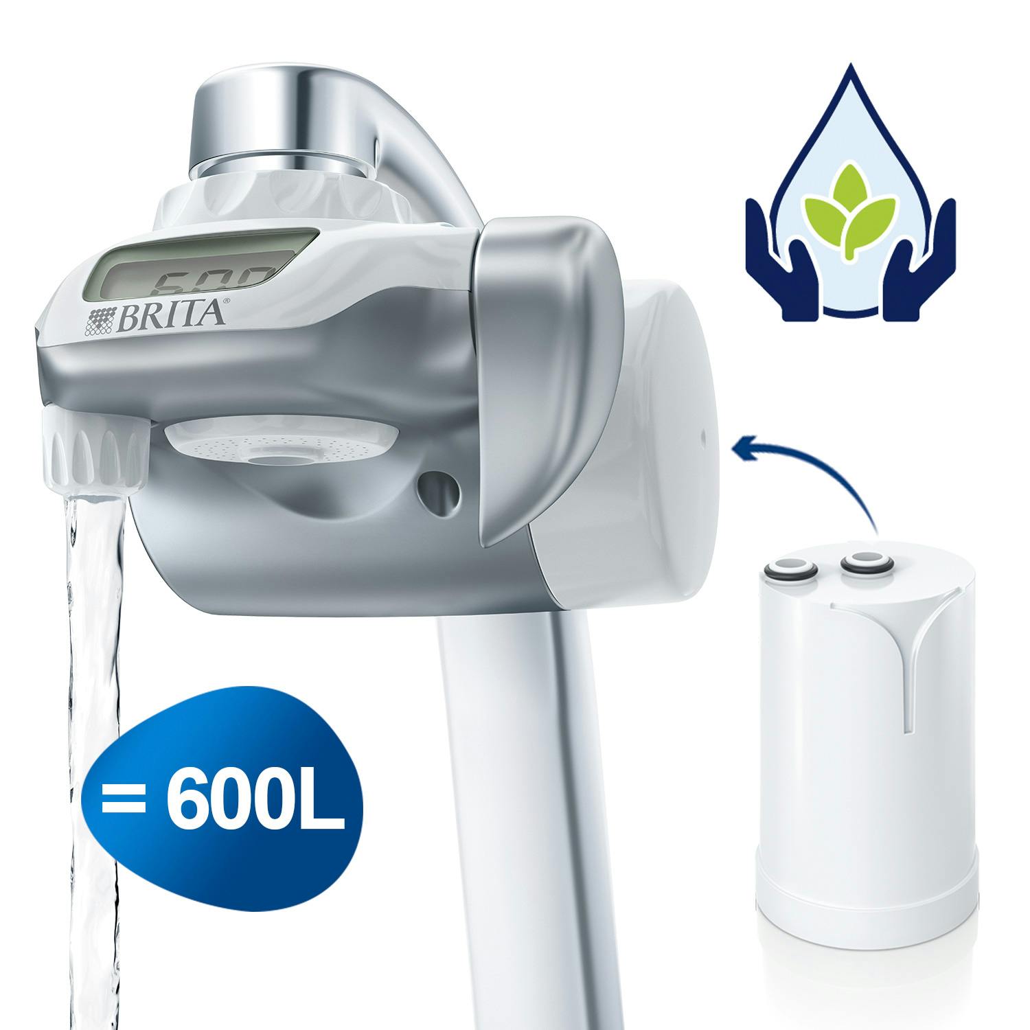 BRITA ON TAP Pro V-MF Sistema de filtración de agua, incl. 1 cartucho  filtrante (600L)
