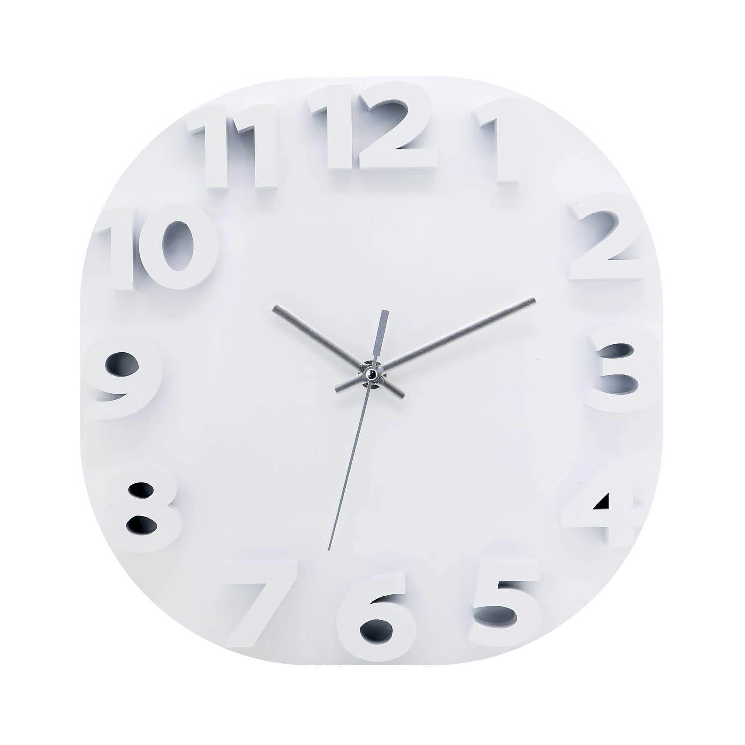 Reloj de Pared Clásico Negro con Esfera Blanca Ø30.5 cm O91