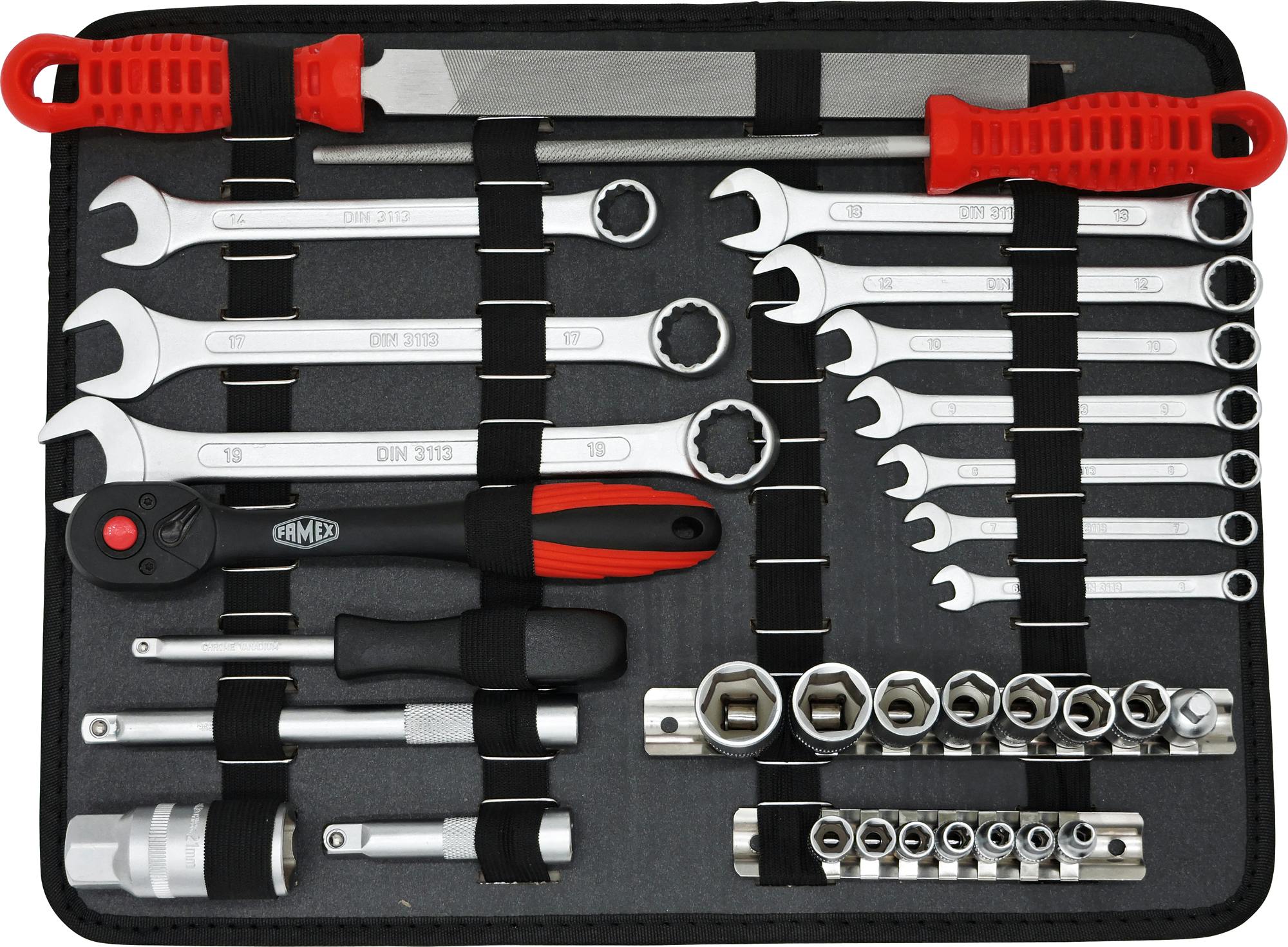 FAMEX 755-58 Alu Werkzeugkoffer bestückt mit Werkzeug - 164-tlg. | METRO  Marktplatz | Werkzeug-Sets