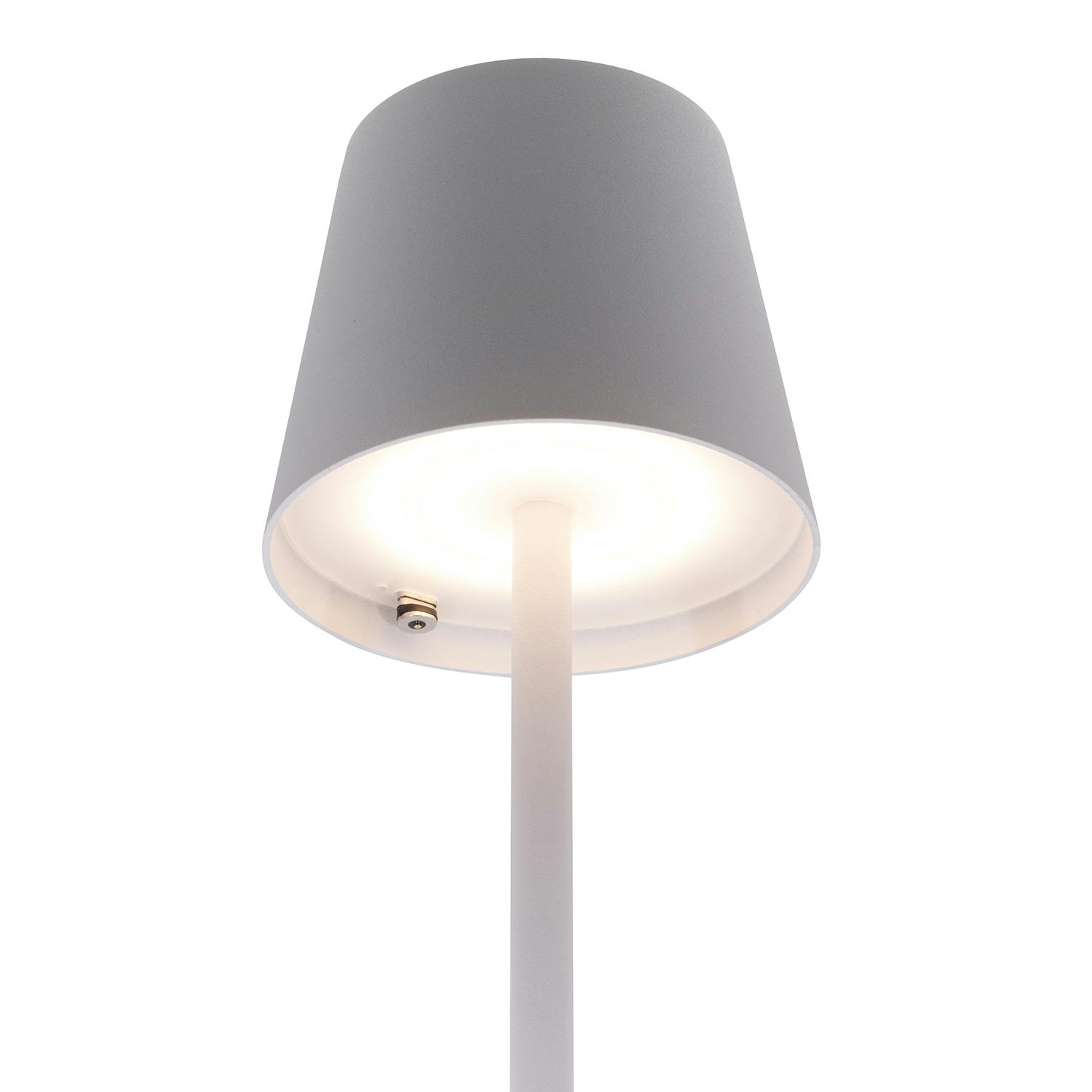 Securit Lampe de table à LED sans fil FELINE, noir