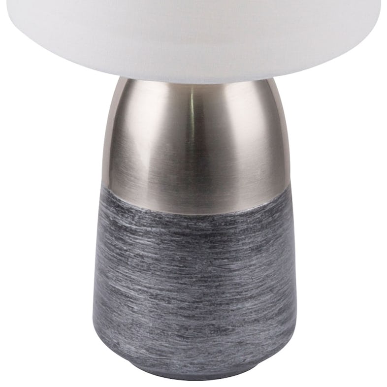 Touch Tisch Lampe DIMMBAR Wohn ZImmer FERNBEDIENUNG Textil Leuchte im Set  inkl. RGB LED Leuchtmittel | METRO Marktplatz | Leselampen