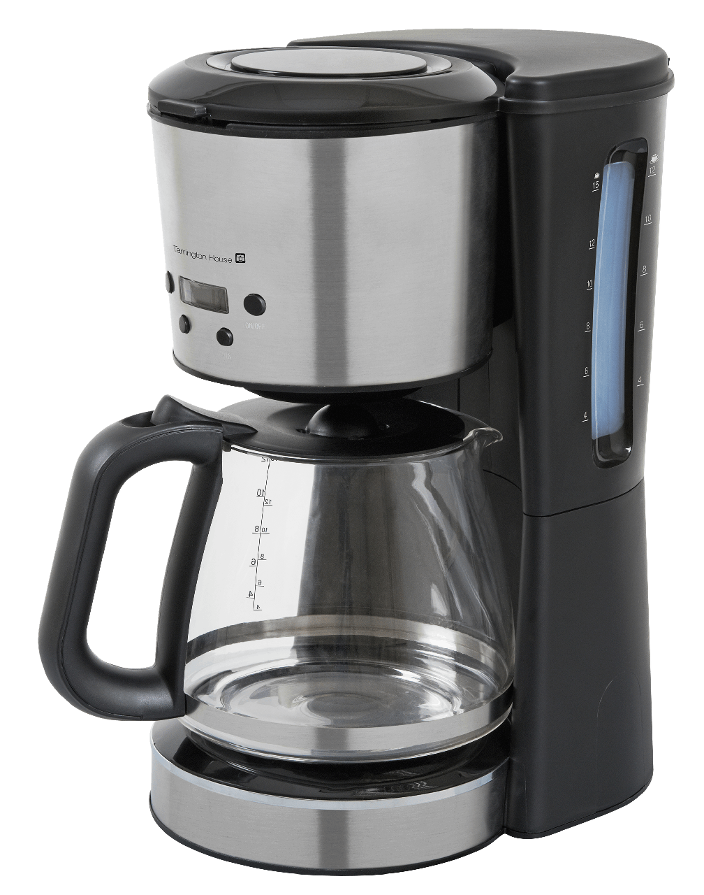 Houselin-cafetera pequeña de 420ml, máquina de café con filtro  reutilizable, placa de calentamiento y cafetera