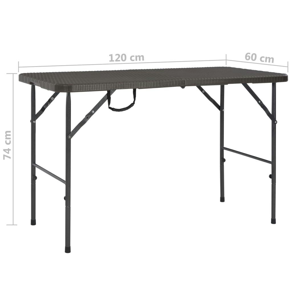 Mesa Plegable 120×60 de Polipropileno