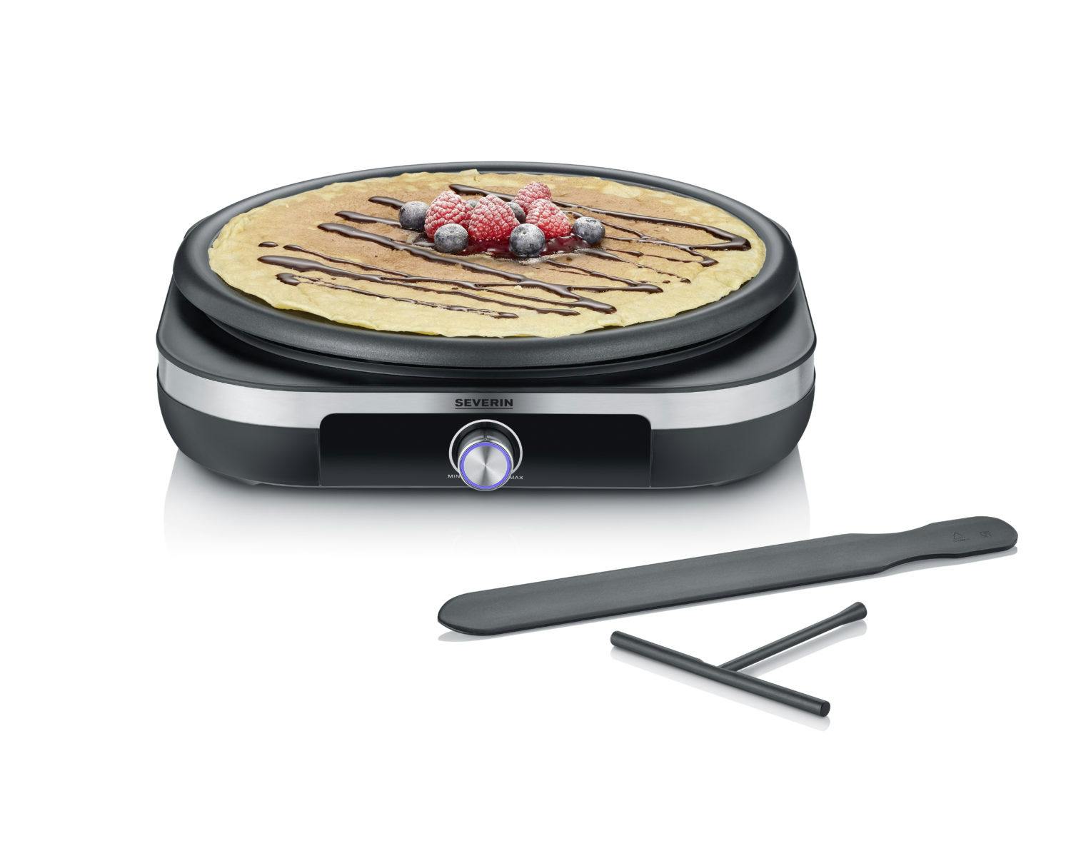 SEVERIN Crepera 1500 W Diámetro de la placa 38 cm negra CM 2199