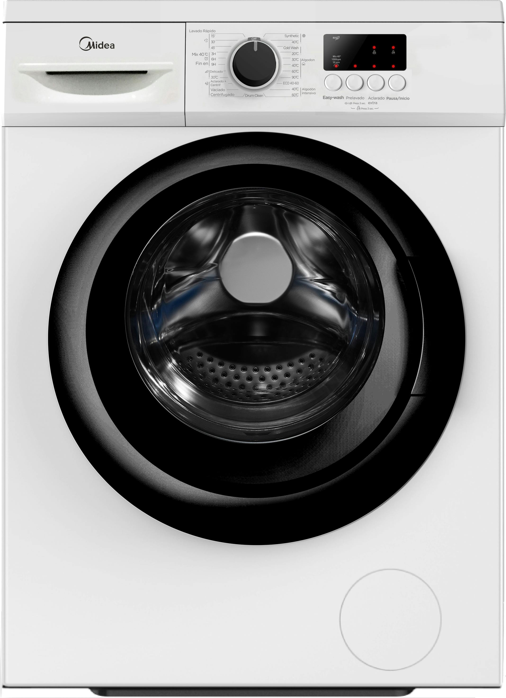 MIDEA ESSENTIAL MFES06W70/WES, lavadora carga frontal, 7kg MAKRO