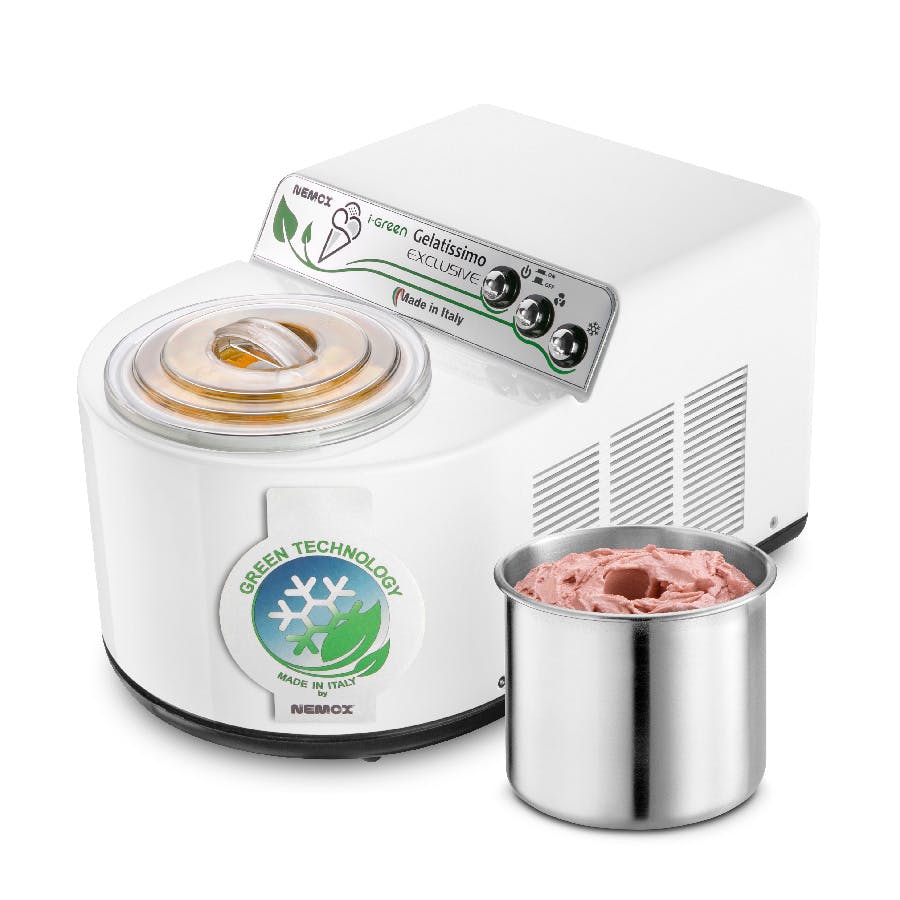 Nemox gelatiera autorefrigerante con compressore gelatissimo exclusive  i-Green bianco