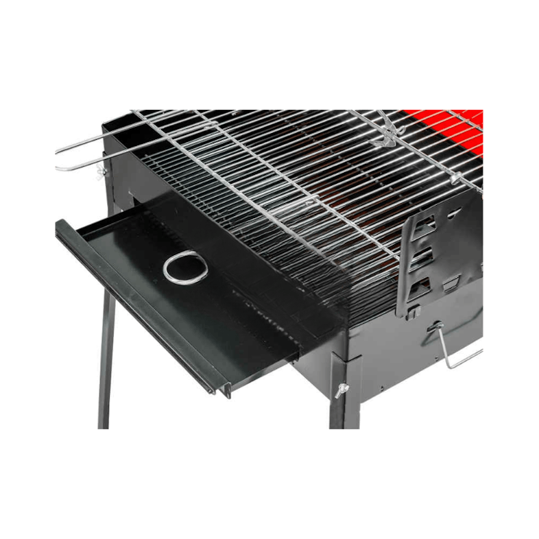 Barbecue bbq carbone pedro 45 coperchio griglia carbonella legno grigliata