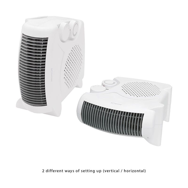 Ventilateur avec élément chauffant ZEFIR 1000/2000W/230V blanc