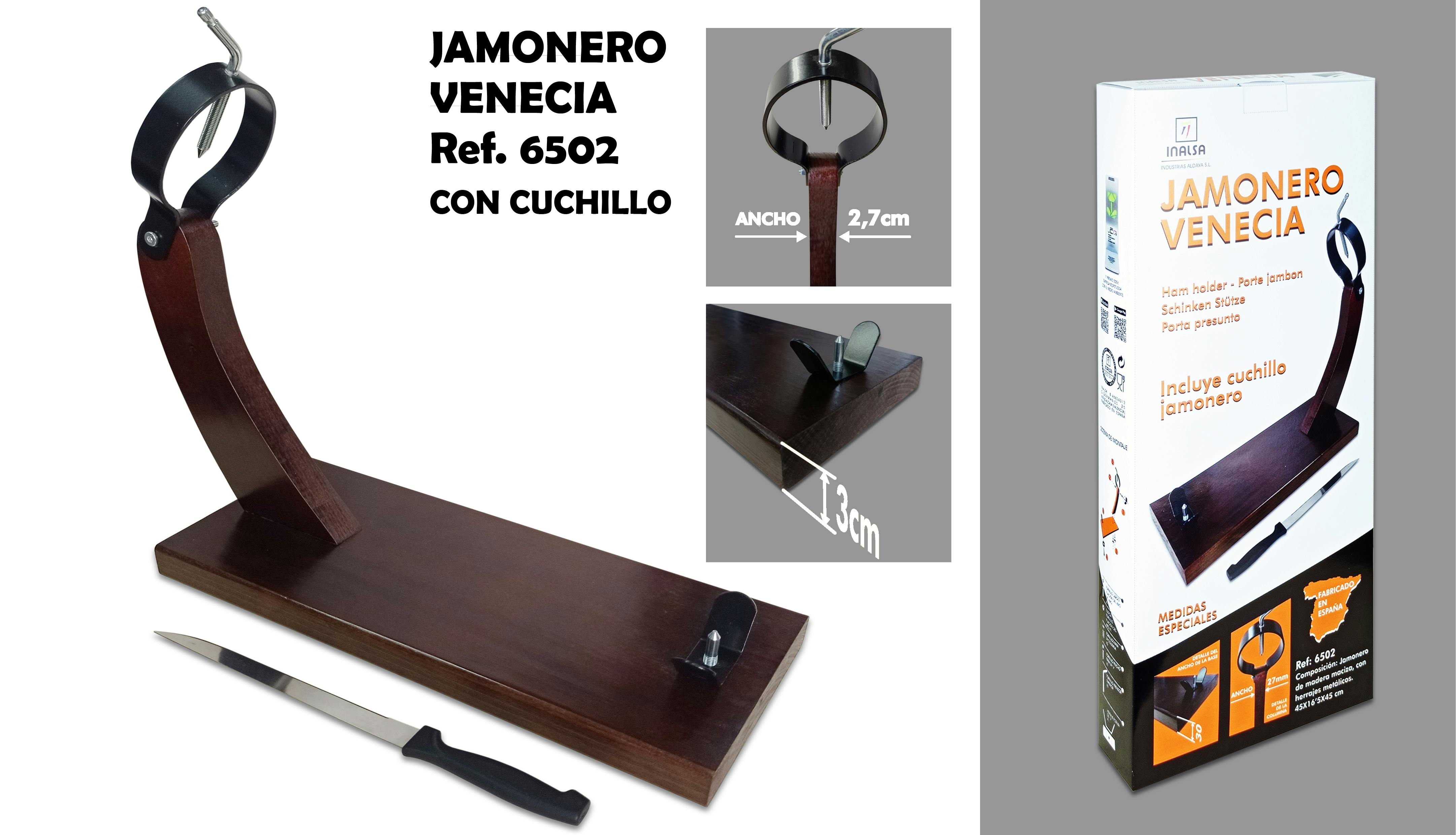 Jamonero profesional, Soporte para Jamon Gondola, Jamonero de
