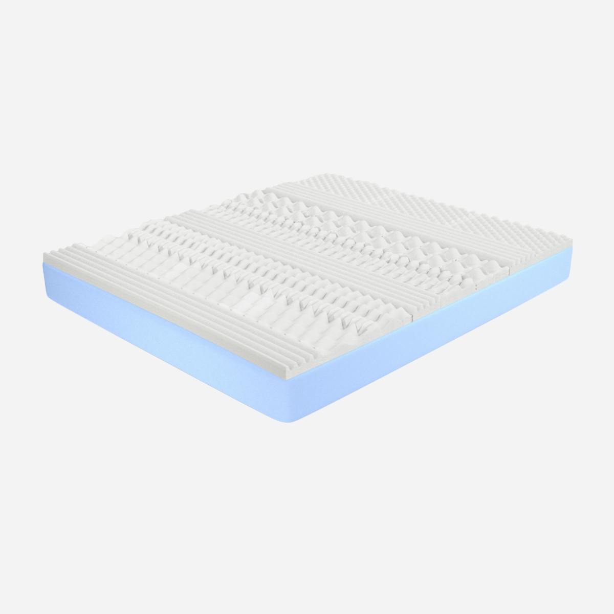 Materasso Singolo 80x190, altezza 22 cm - Memory Foam, Antiacaro