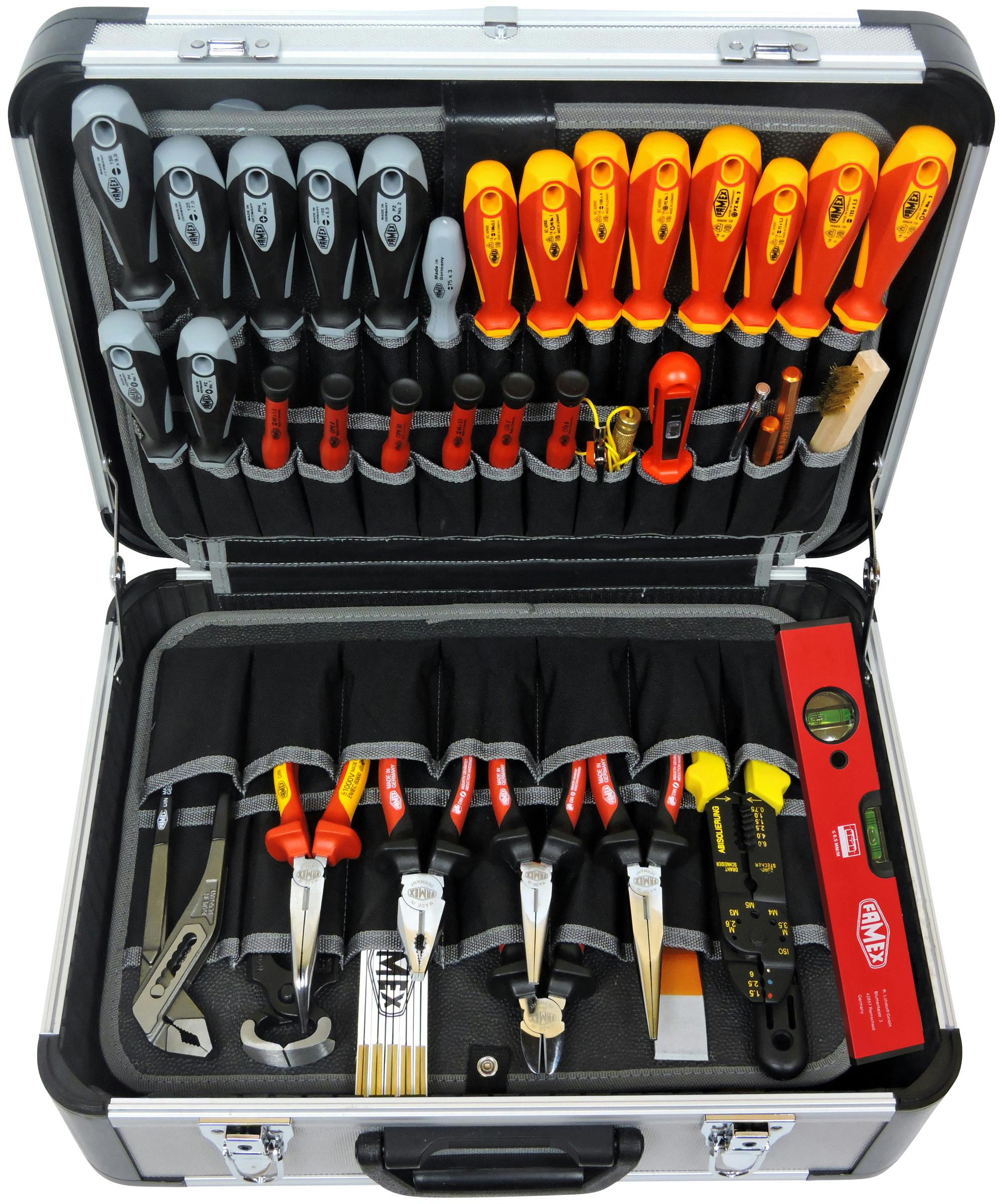 FAMEX 418-18 Profi Alu Werkzeugkoffer 195-tlg. PROFESSIONAL Marktplatz Werkzeug METRO | - Set, mit High-End