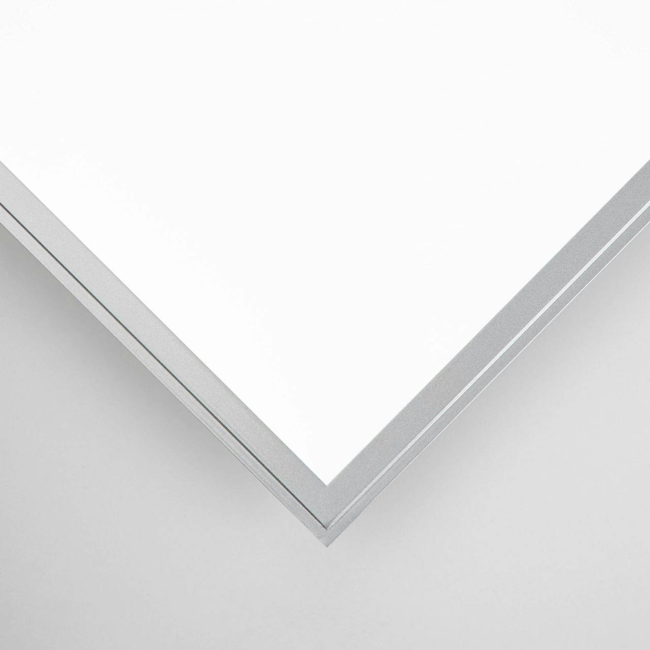 BRILLIANT ALISSA weiß, Kunststoff Metall LED / cm Silber / | Aufbaupaneel G97021/58 METRO Marktplatz 39,5