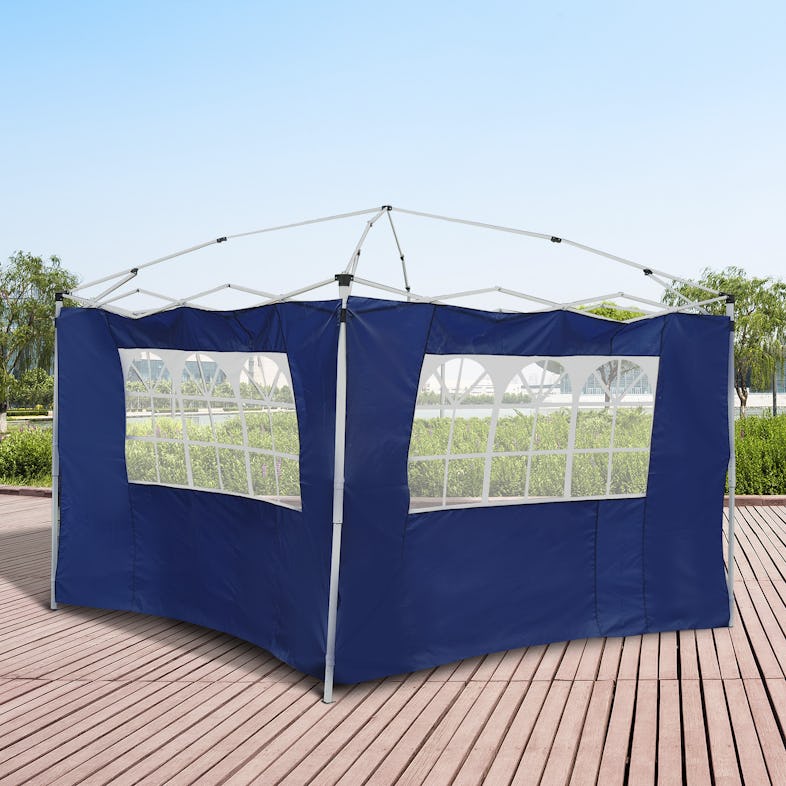 Outsunny Carpa Plegable 2,2x2,2x2m con Lateral Altura Ajustable Protección  UV 50+ de Acero y Tela Oxford con Bolsa de Transporte Verde: :  Jardín