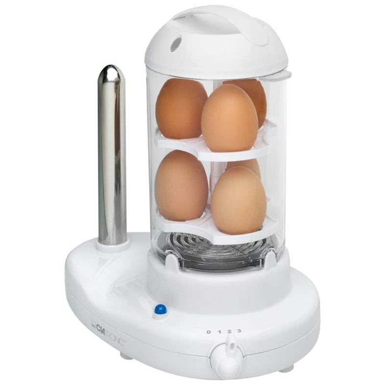 Mini Cuiseur vapeur à œufs 3 en 1, double couche automatique 1-14 œufs,  parfait pour