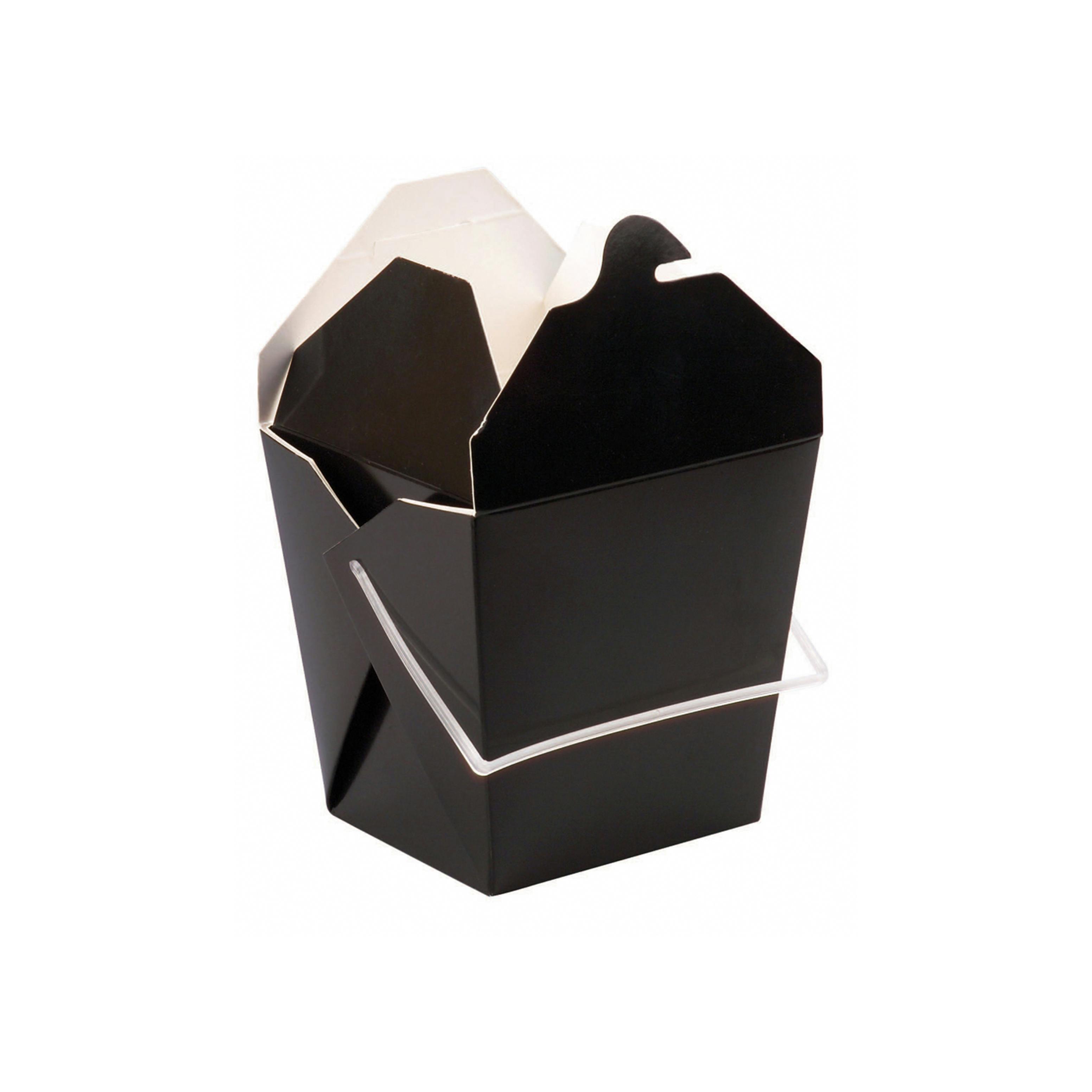 50 Cajas rectangulares negras de cartón para microondas 26,47