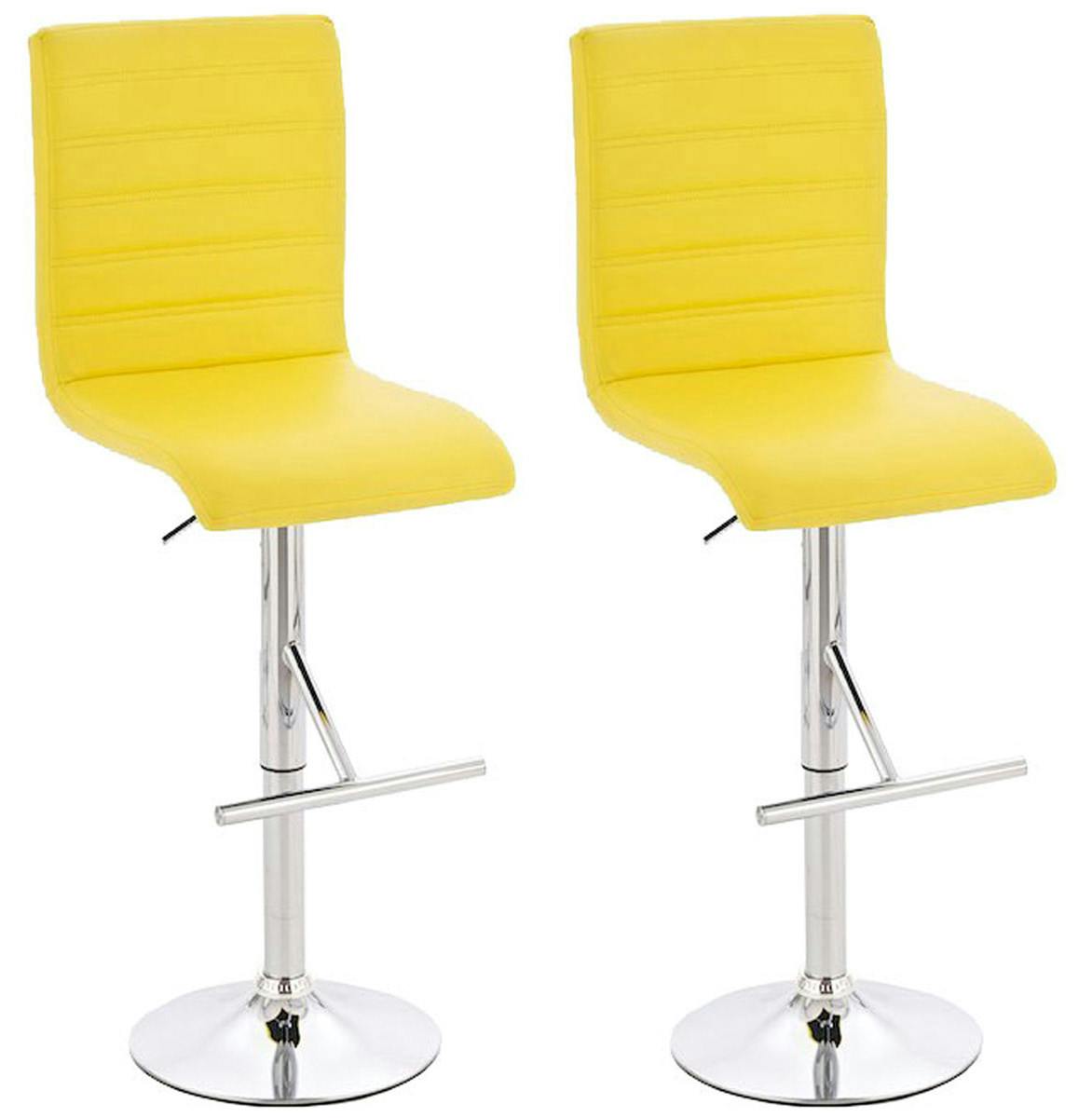 2er Set Barhocker Potsdam gelb | METRO Marktplatz