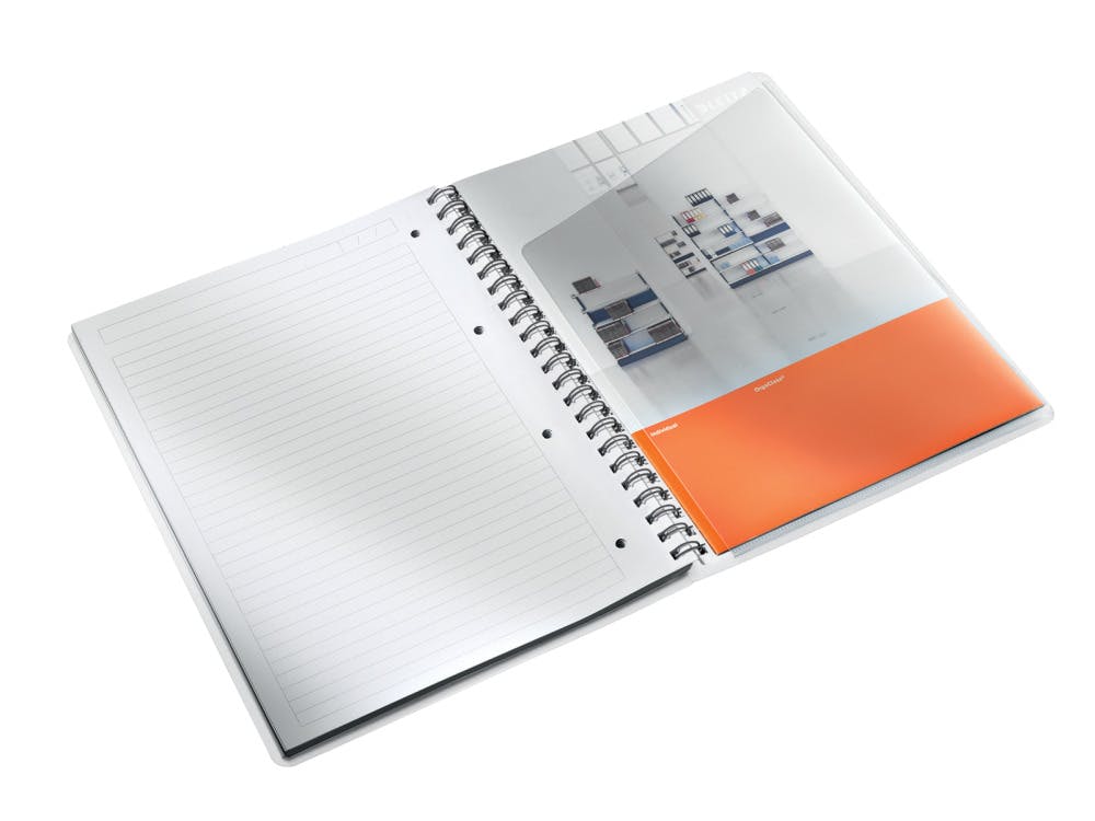 Cuaderno Wiro Leitz WOW. PP. 80 hojas rayado horizontal,DIN A5