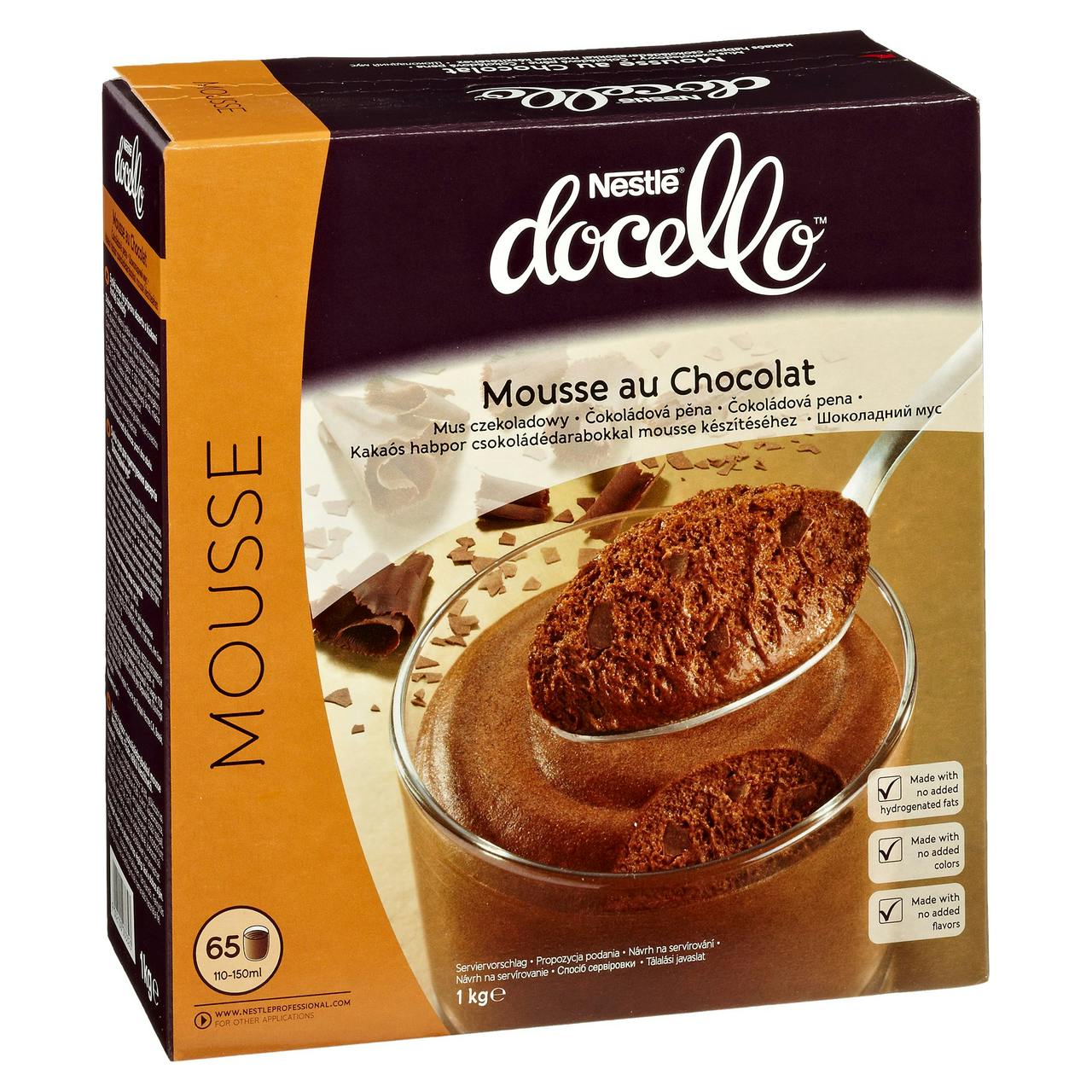 Nestlé Docello Mousse Au Chocolat Dessertpulver Mit Schokosplittern (1