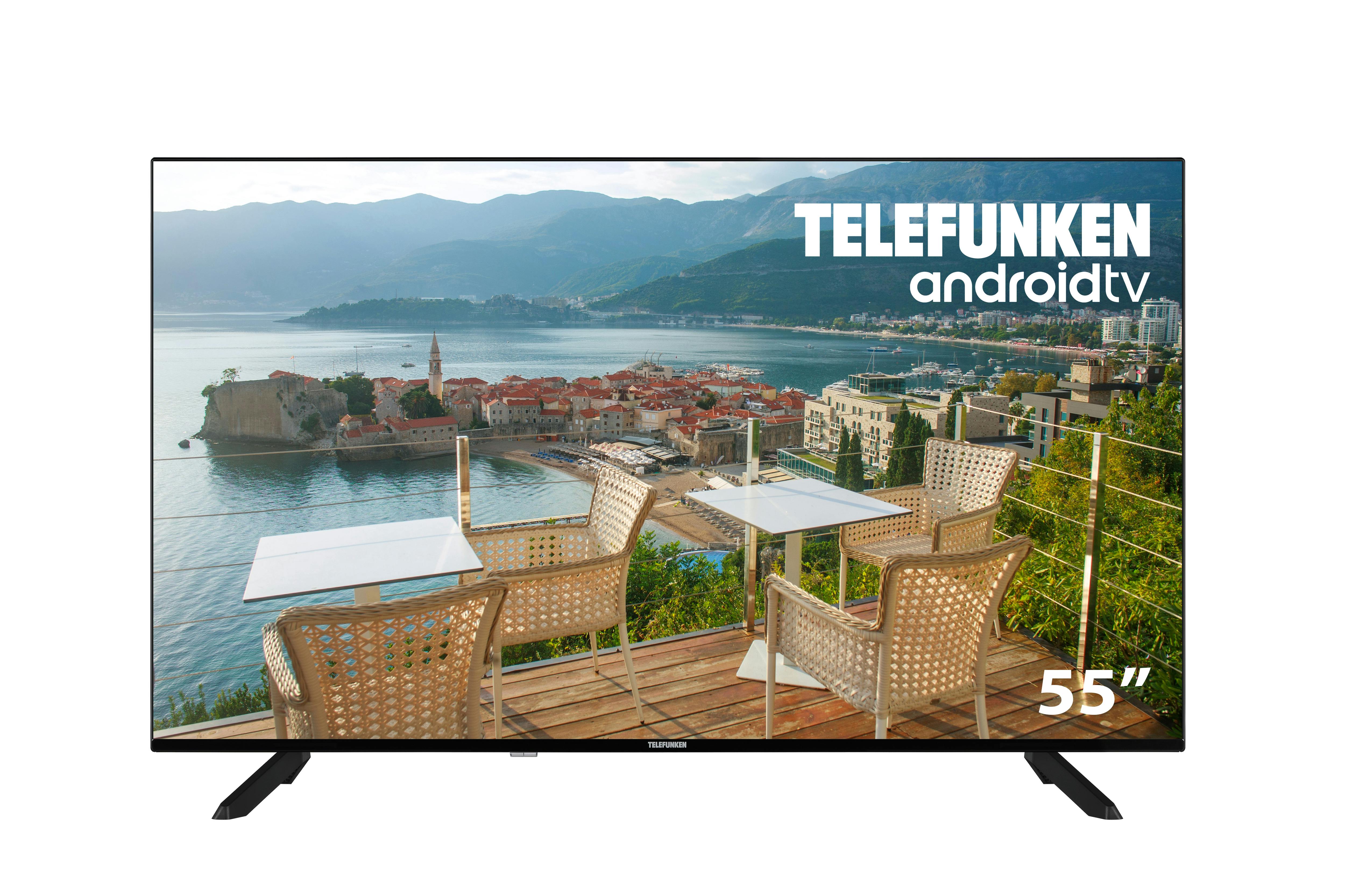 Telefunken televisor 55" Modelo DTUA523 Makro