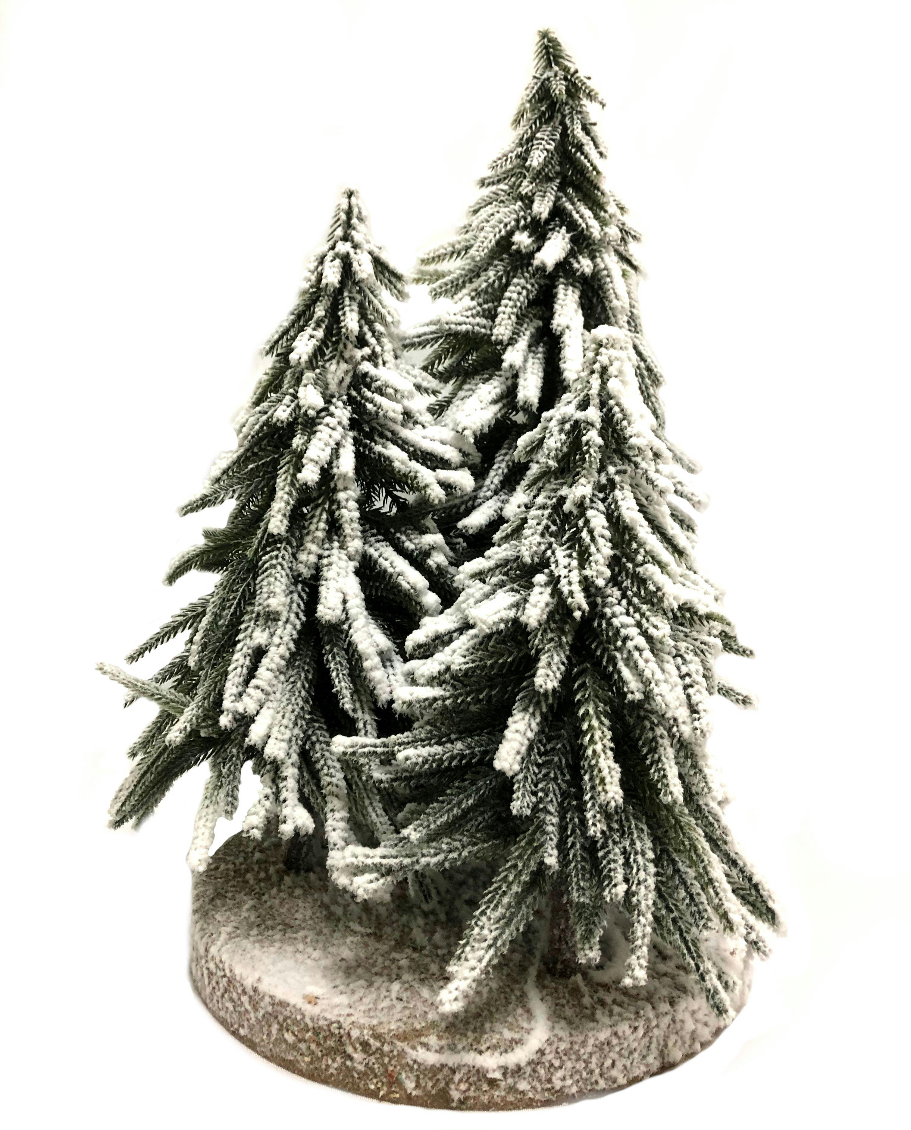 Tarrington House Árvore de Natal, plástico, 30 x 30 x 45 cm, base de  madeira, adequada para uso interior, aspeto realista, coberta de neve  artificial | METRO Marketplace