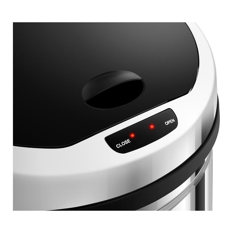 Poubelle automatique cuisine 50 litres avec récipient intérieur acier au  carbone 14_0003100