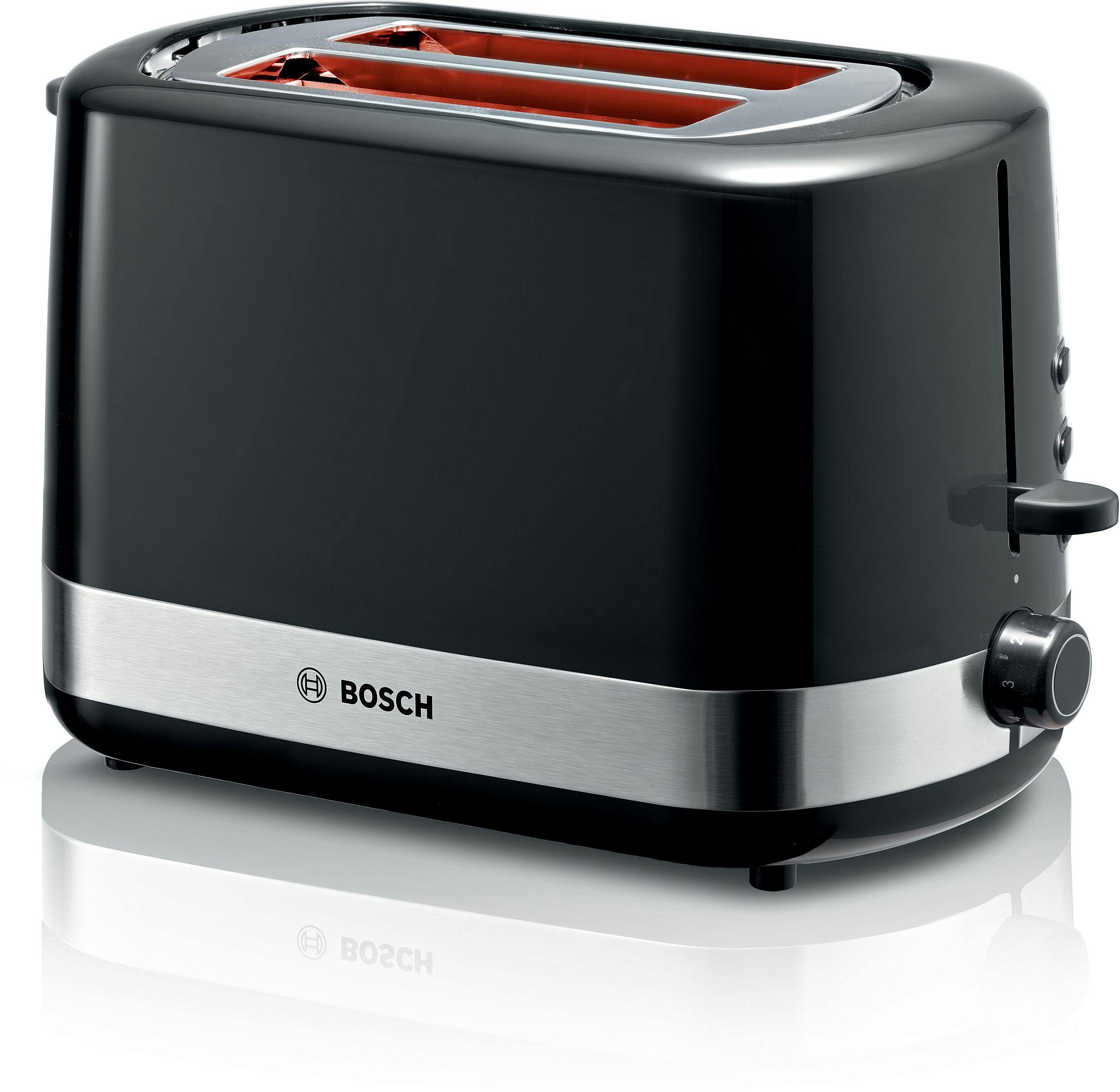 Bosch TAT6A513 Toaster 2 Scheibe(n) 800 W Schwarz, Edelstahl | METRO  Marktplatz