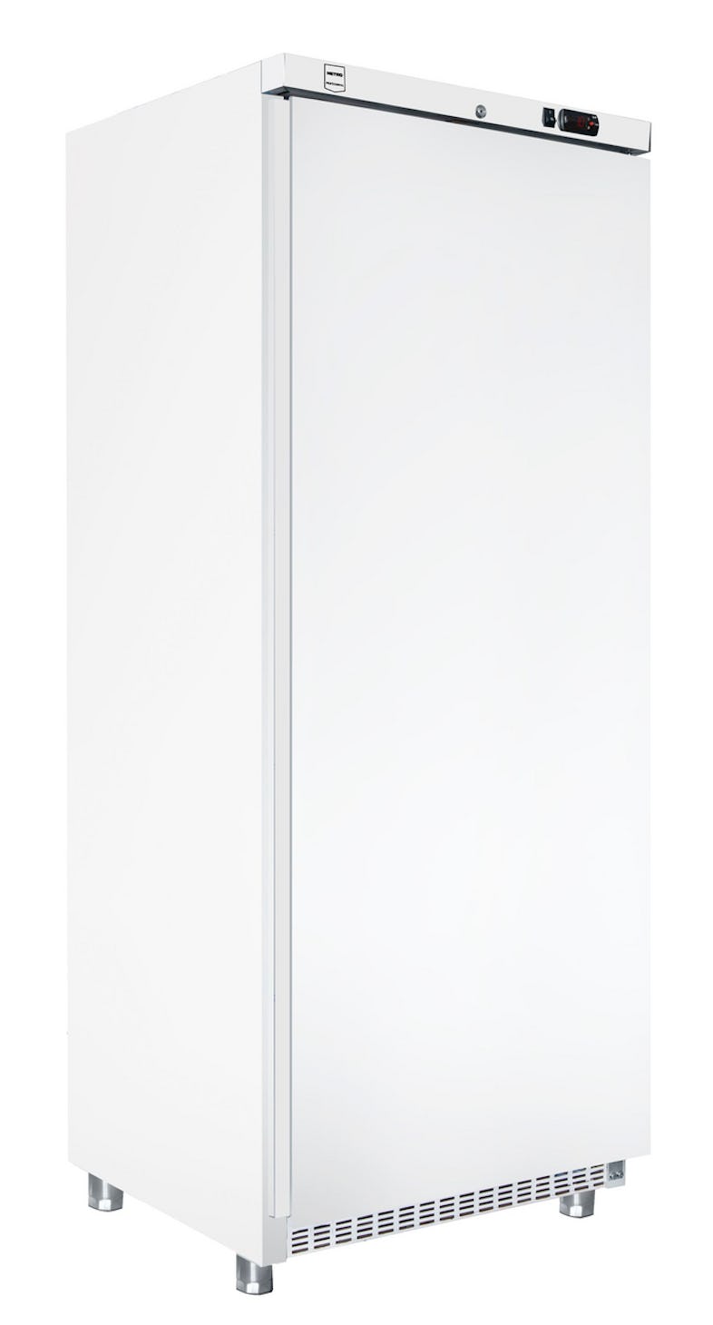 METRO Professional Frigorifero GRE4600, plastica ABS, 78 x 74 x 192.5 cm, 487 L, refrigerazione statica, 138W, con serratura, bianco