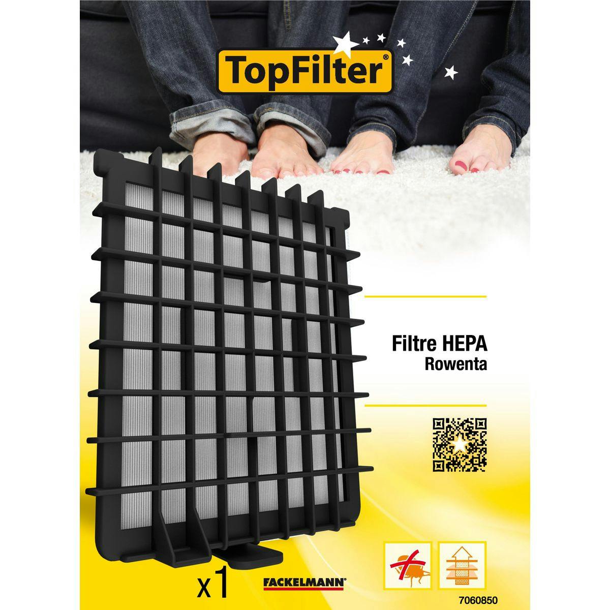 Top Filter - 4 sacs aspirateur Rowenta Silence Force Moulinex TopFilter  Premium