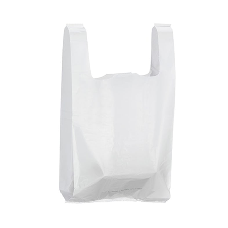 sacs plastiques à bretelles noirs 26+12x45