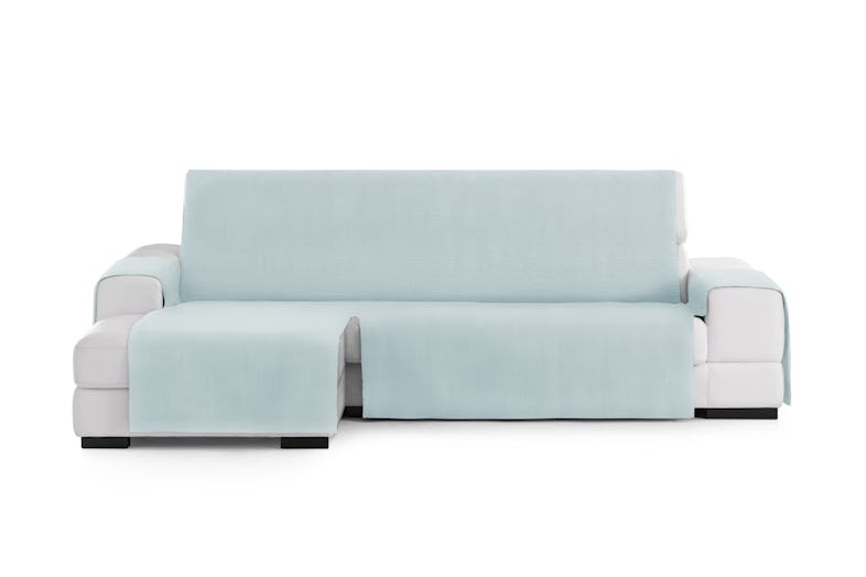 Funda para sofa chaise longue 290 cm brazo izquierdo - Leire - Color 04  Turquesa