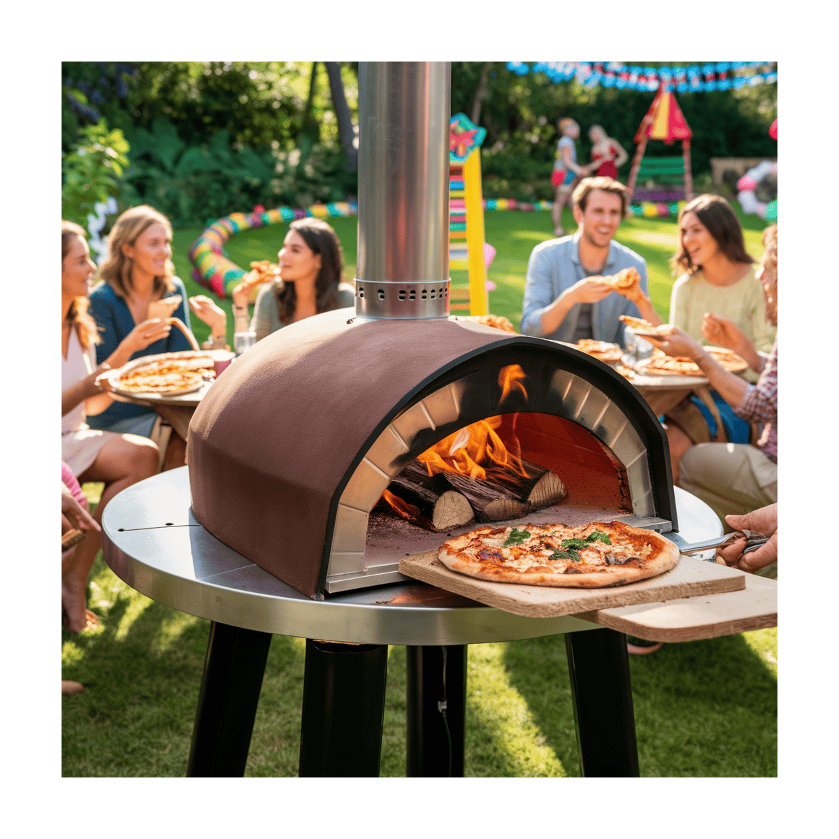 Moule Pizza Plaques à Pizza HaWare Lot De 4 Plaques U00e0 Pizza Rondes En Acier Inoxydable - 26 Cm - Pour La Cuisson Au Four - Sain Et Durable - Facile U00e0