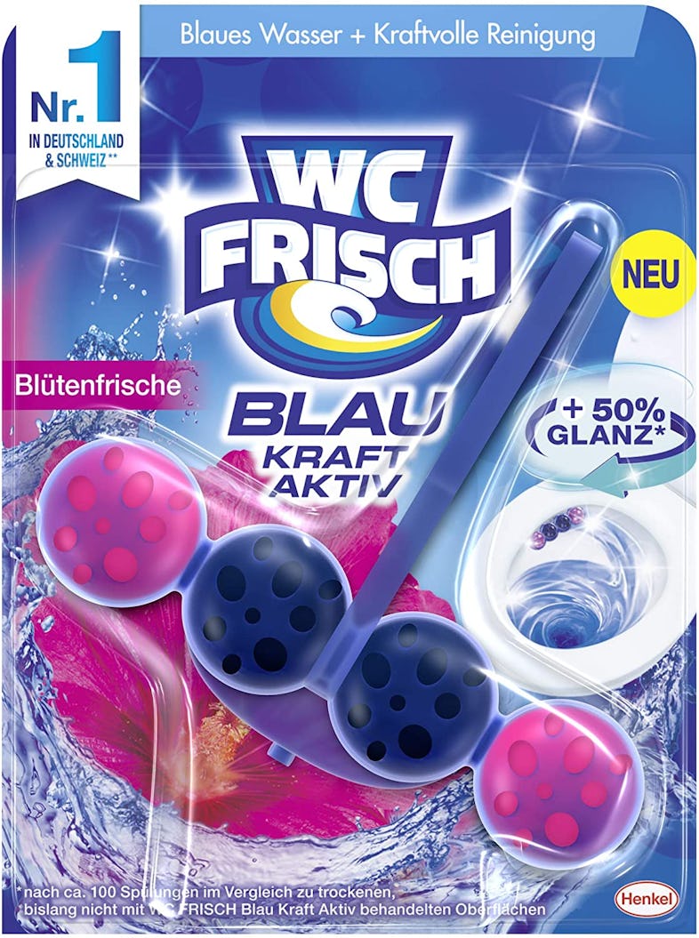 WC FRISCH Kraft Aktiv Blauspüler Blütenfrische 50g WC-Reiniger Reinigung