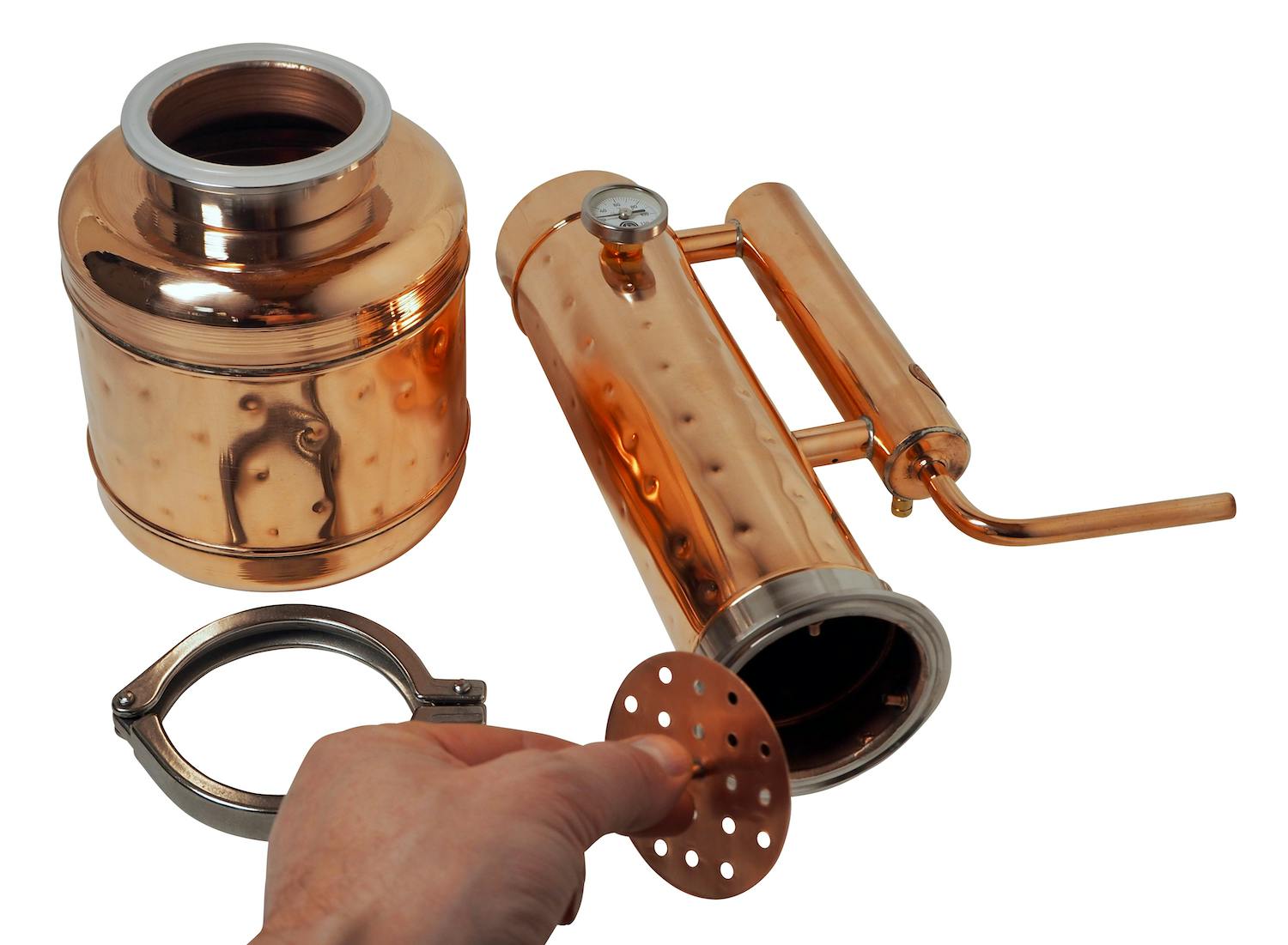 CopperGarden®` Destille EASY MOONSHINE 2 Liter SORGENFREI Set